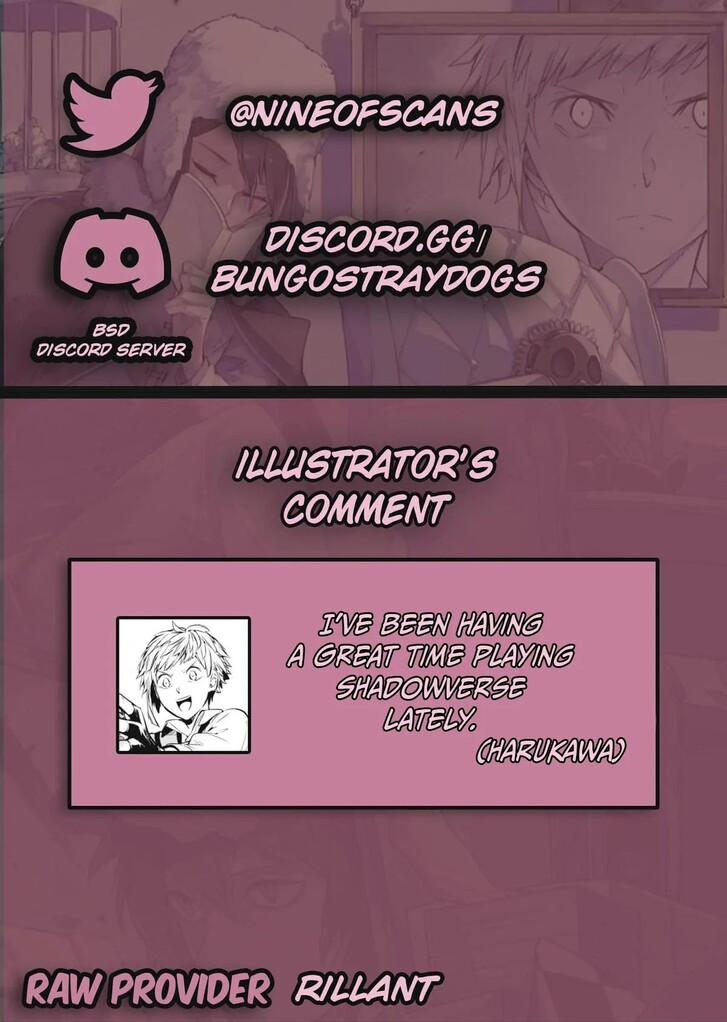 Bungou Stray Dogs, Chapter 125.6 image 01